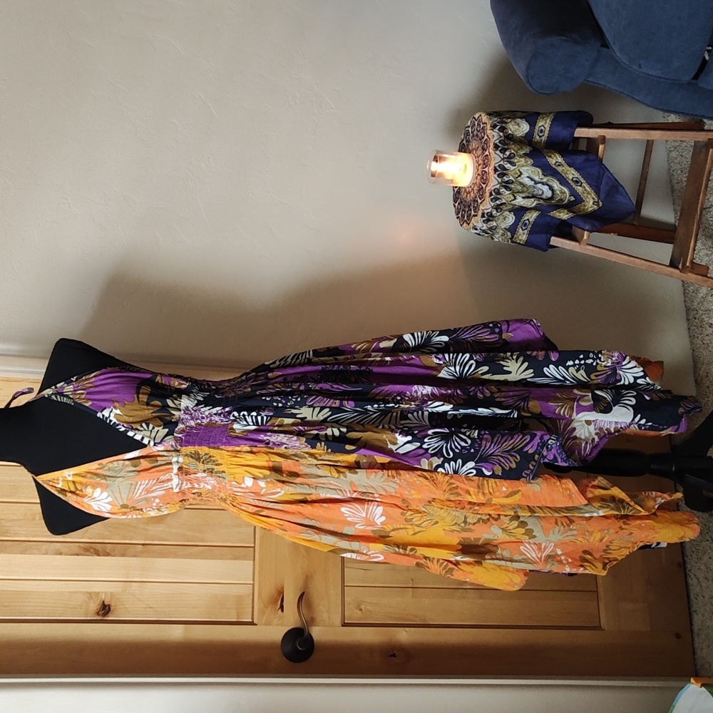 Bohemian halter dress